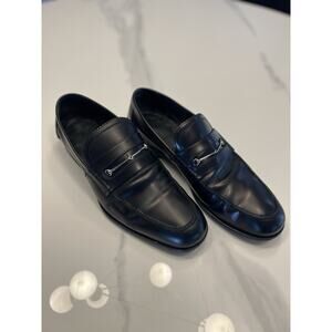 Gucci Micro Horsebit Loafers - Black Leather - 12uk/13us